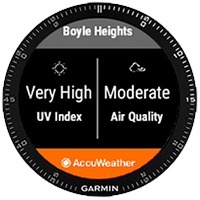 fenix 3 accuweather